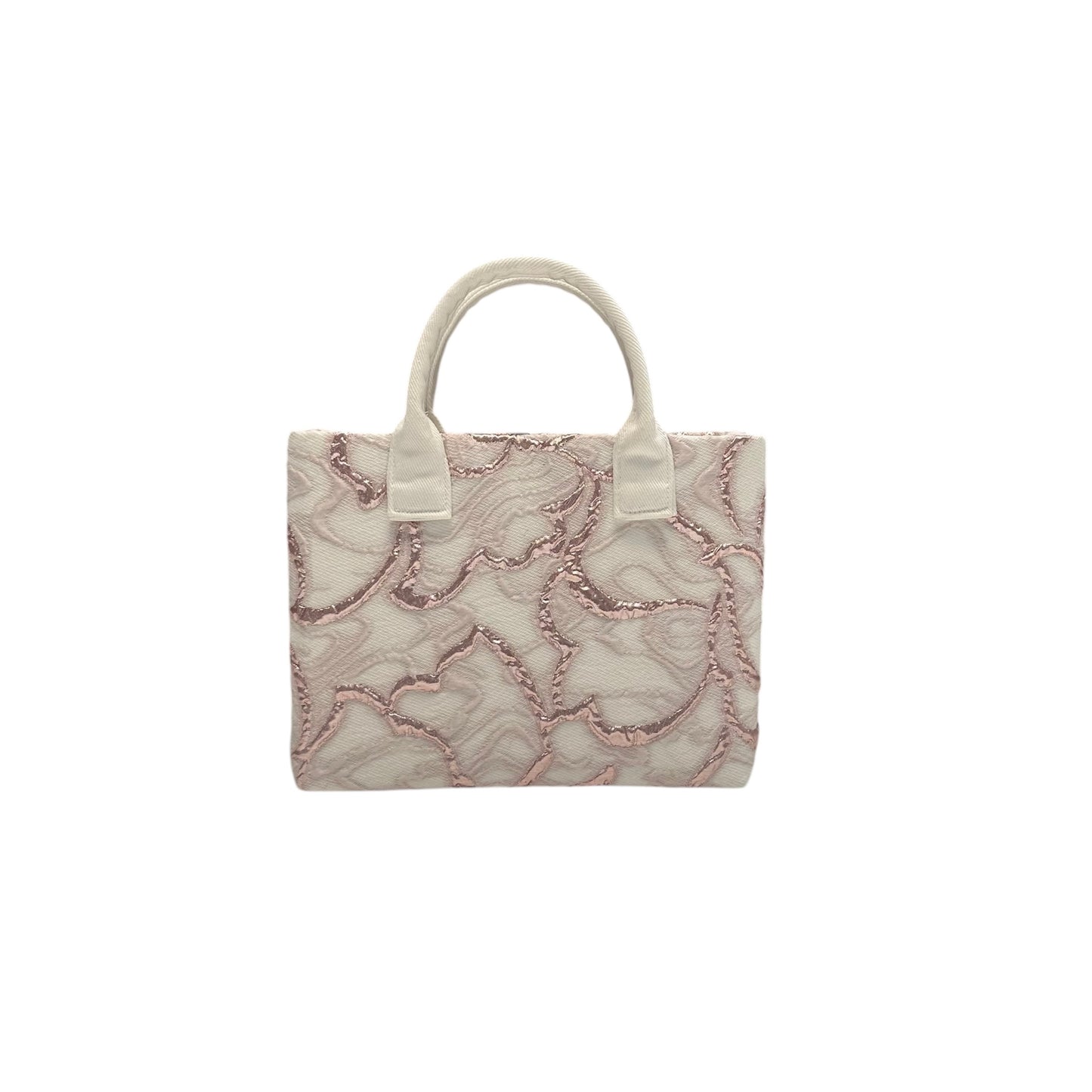 Metallic Rosé Compact Tote