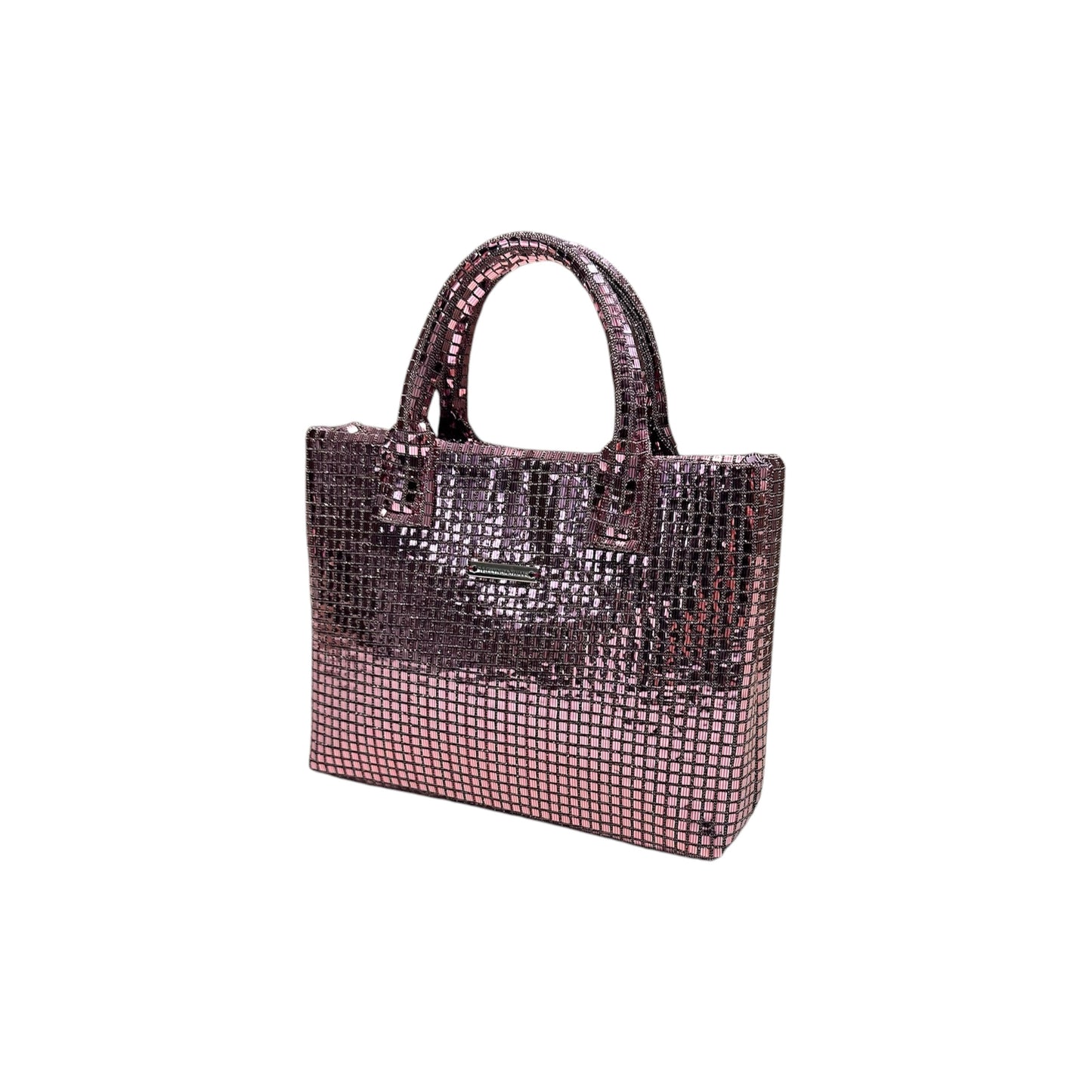 Rosé Shimmer Compact Tote