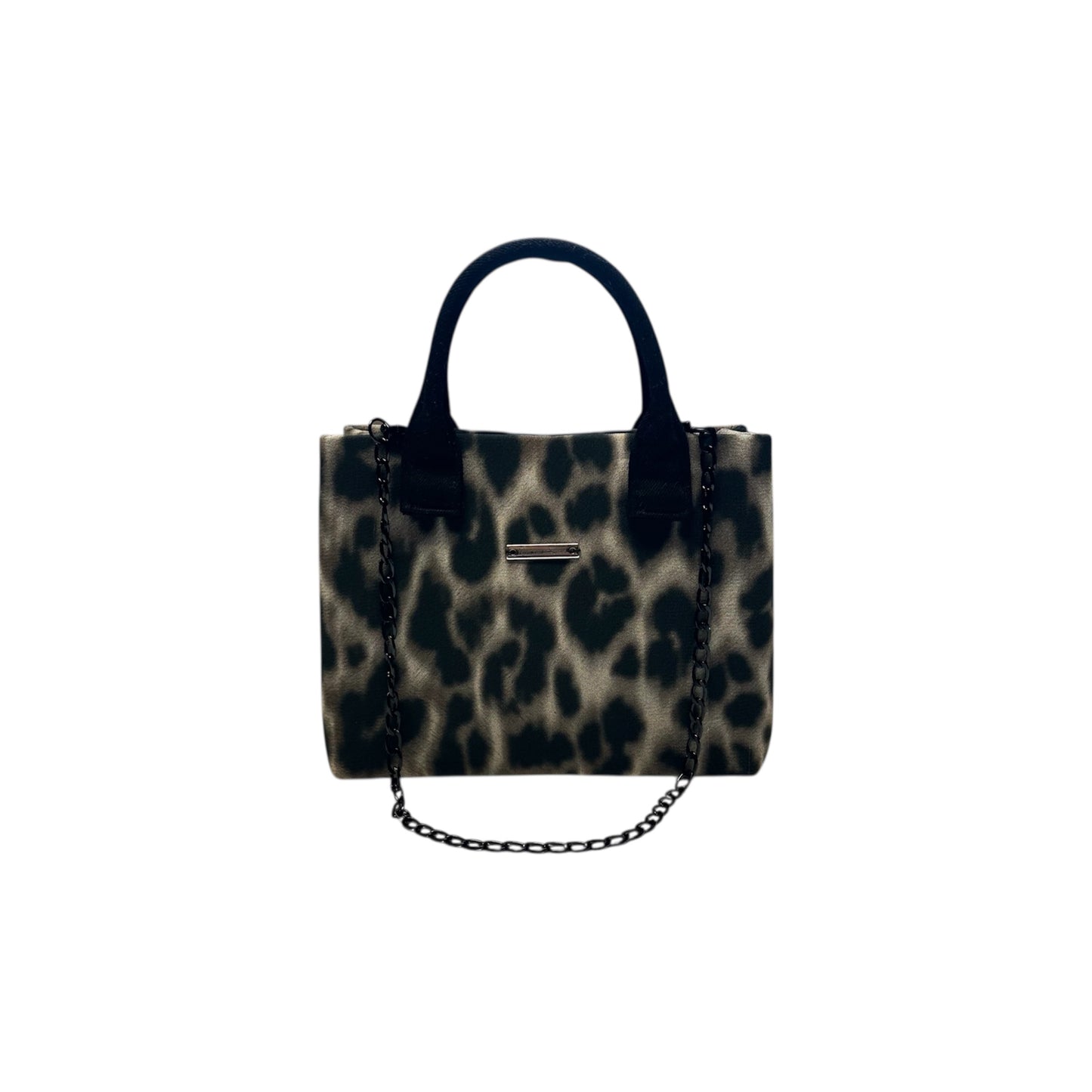 Leopard Print Compact Tote