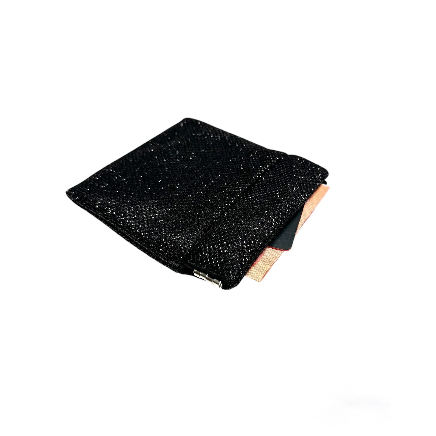 Black Shimmer Coin Pouch