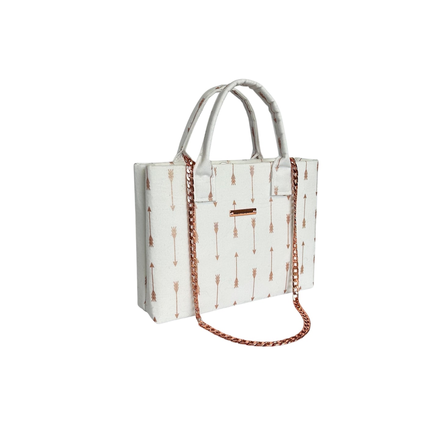 Rose Gold Arrow Compact Tote