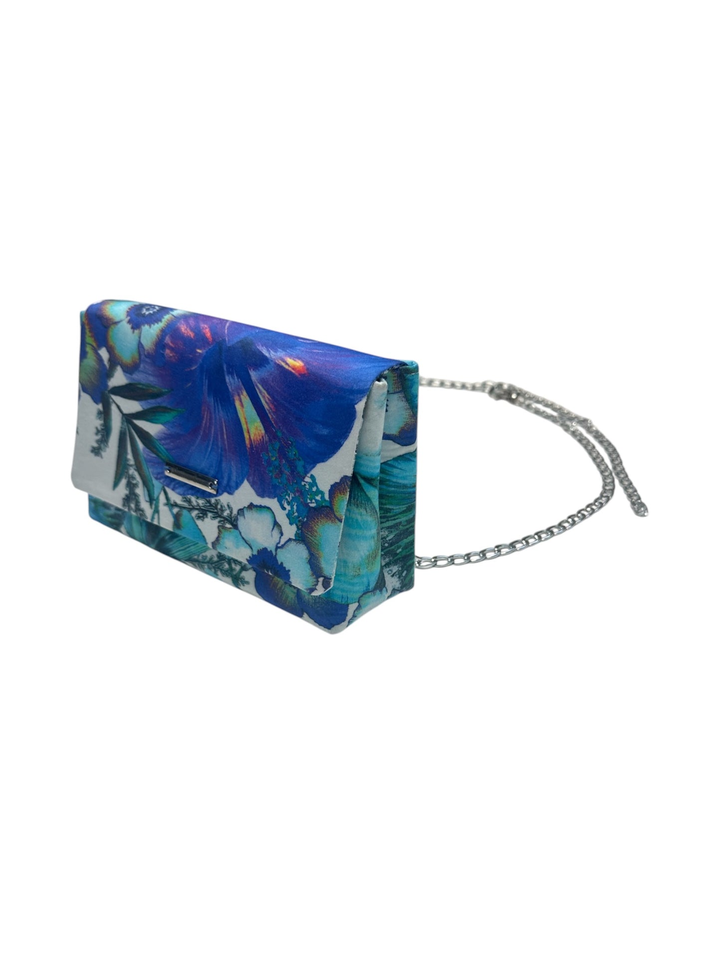 Blue Floral Belt Bag