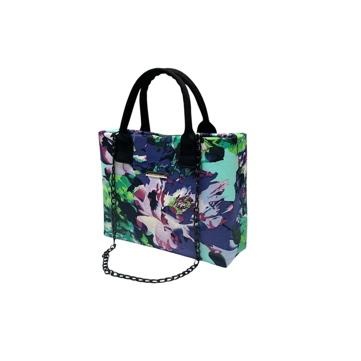 Green Bloom Compact Tote