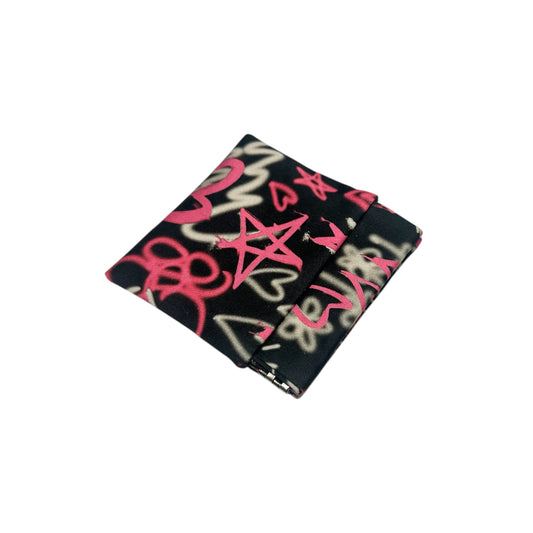 Blush Graffiti Coin Pouch