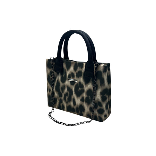 Leopard Print Compact Tote
