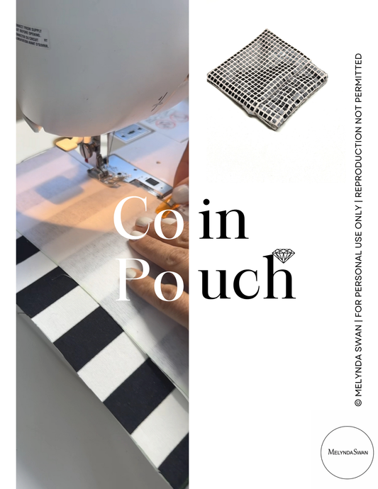 Flex Frame Coin Pouch - Digital Pattern