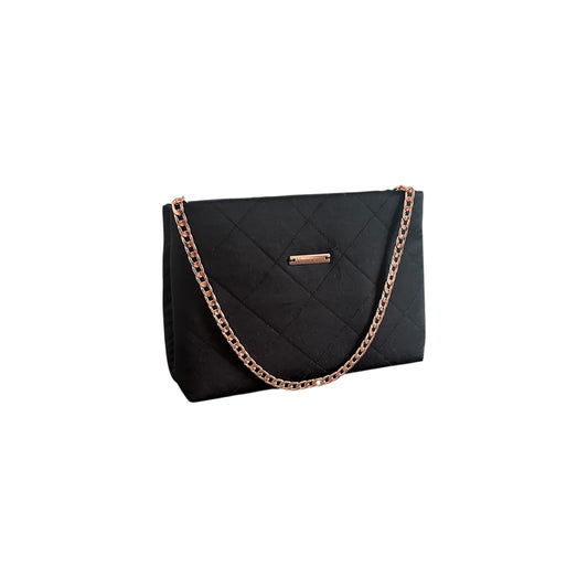 Black Quilted Shoulder Bag