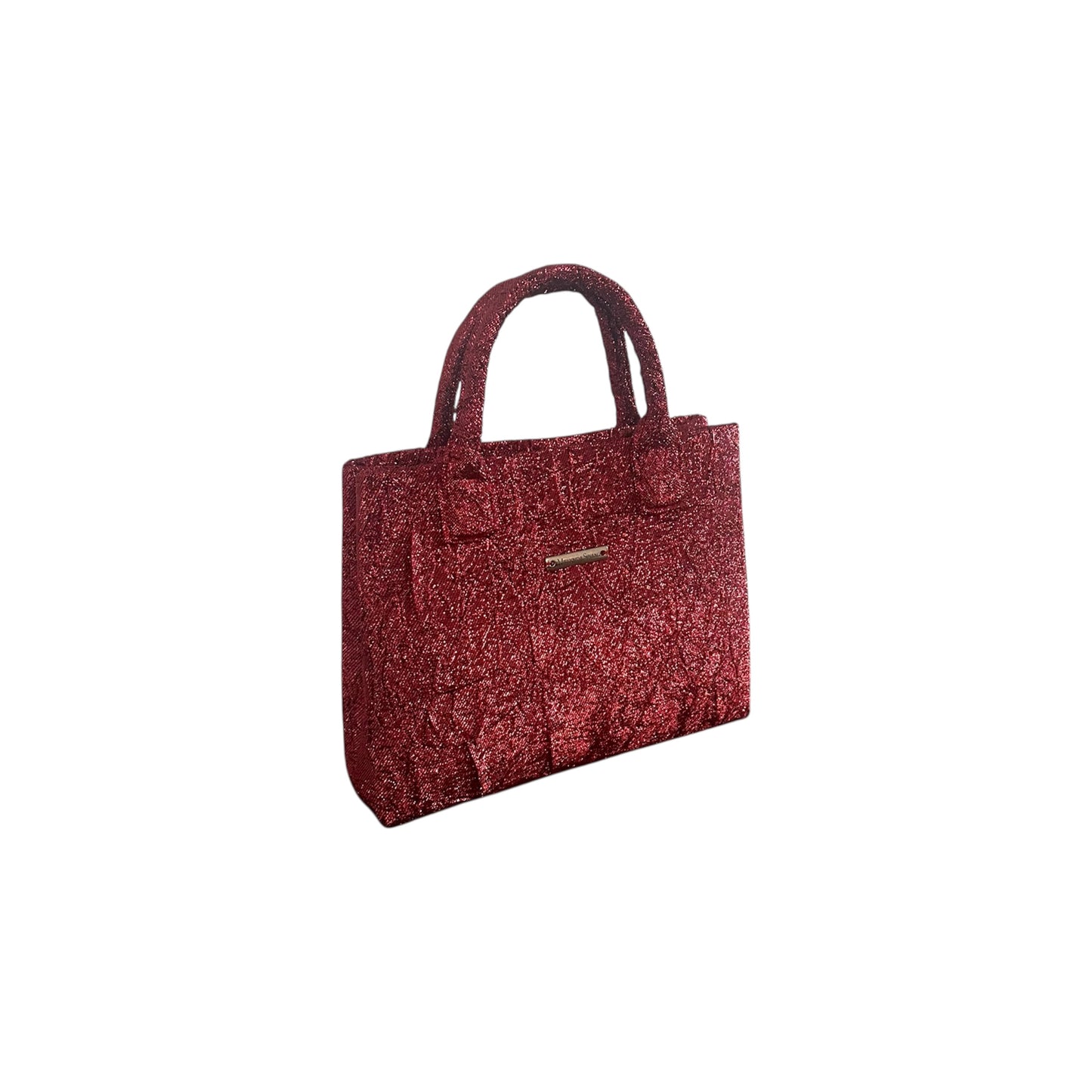 Scarlet Shimmer Compact Tote