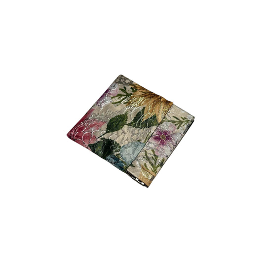 Metallic Bloom Coin Pouch