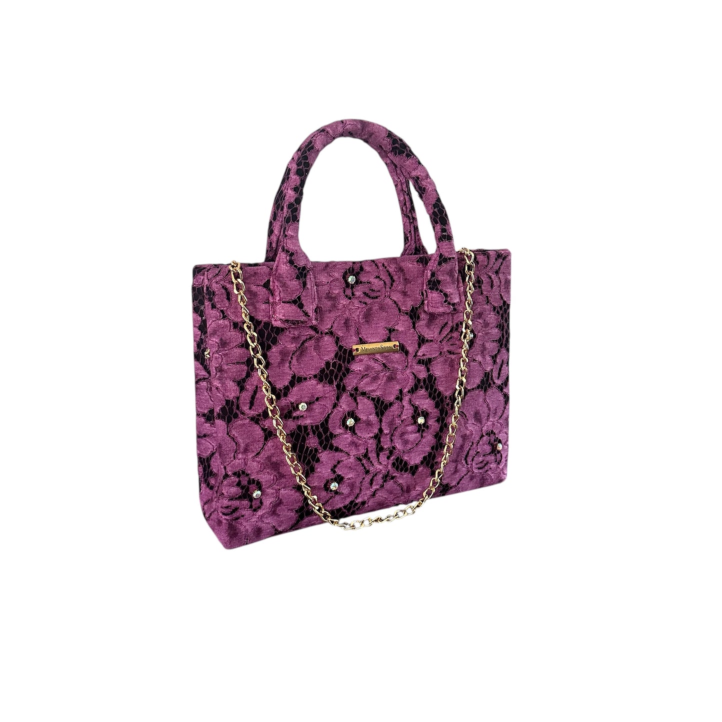 Lace and Bloom Compact Tote