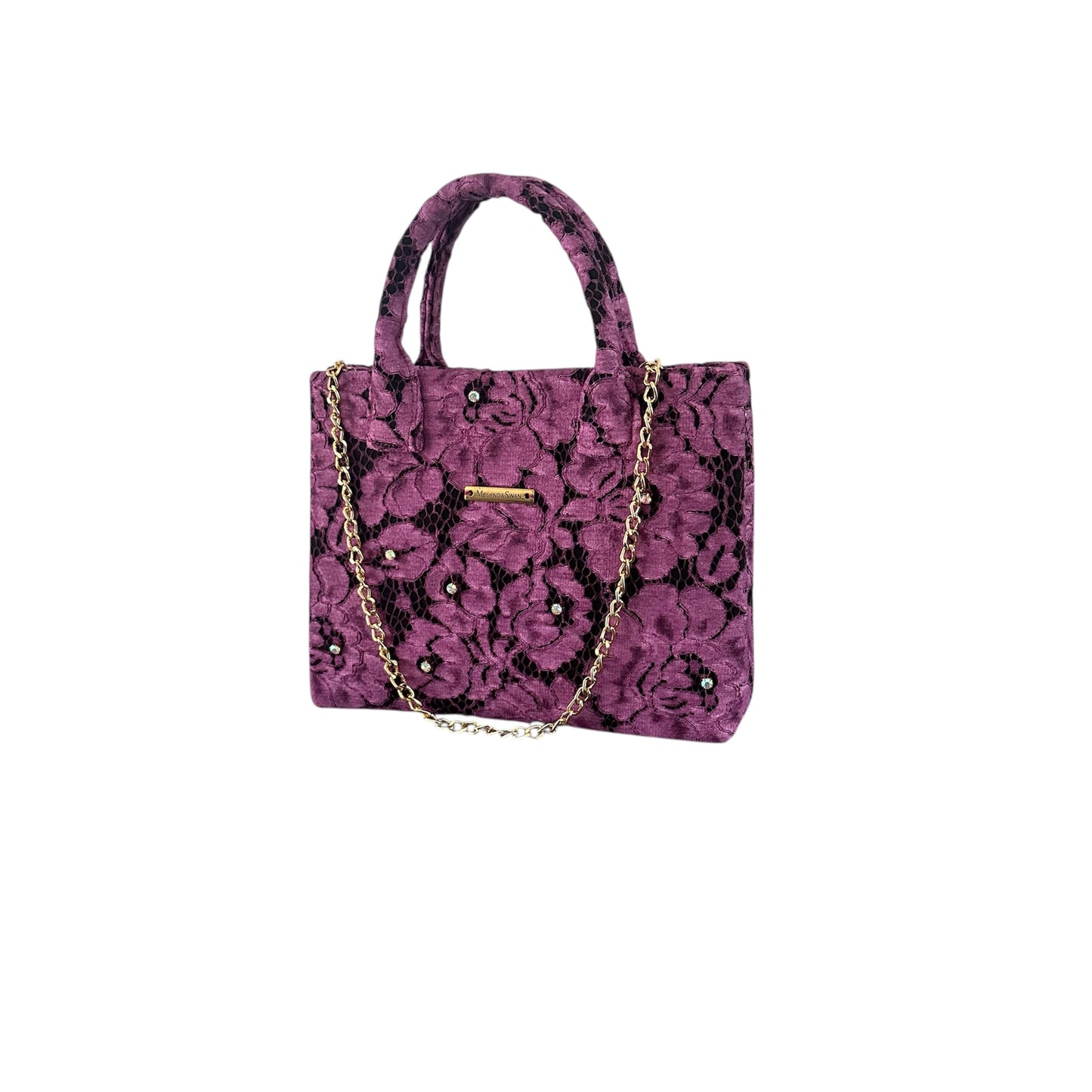 Lace and Bloom Compact Tote