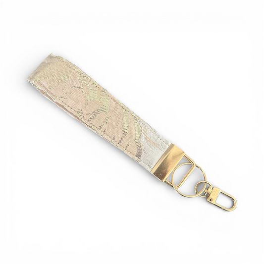 Ivory Bloom Wristlet