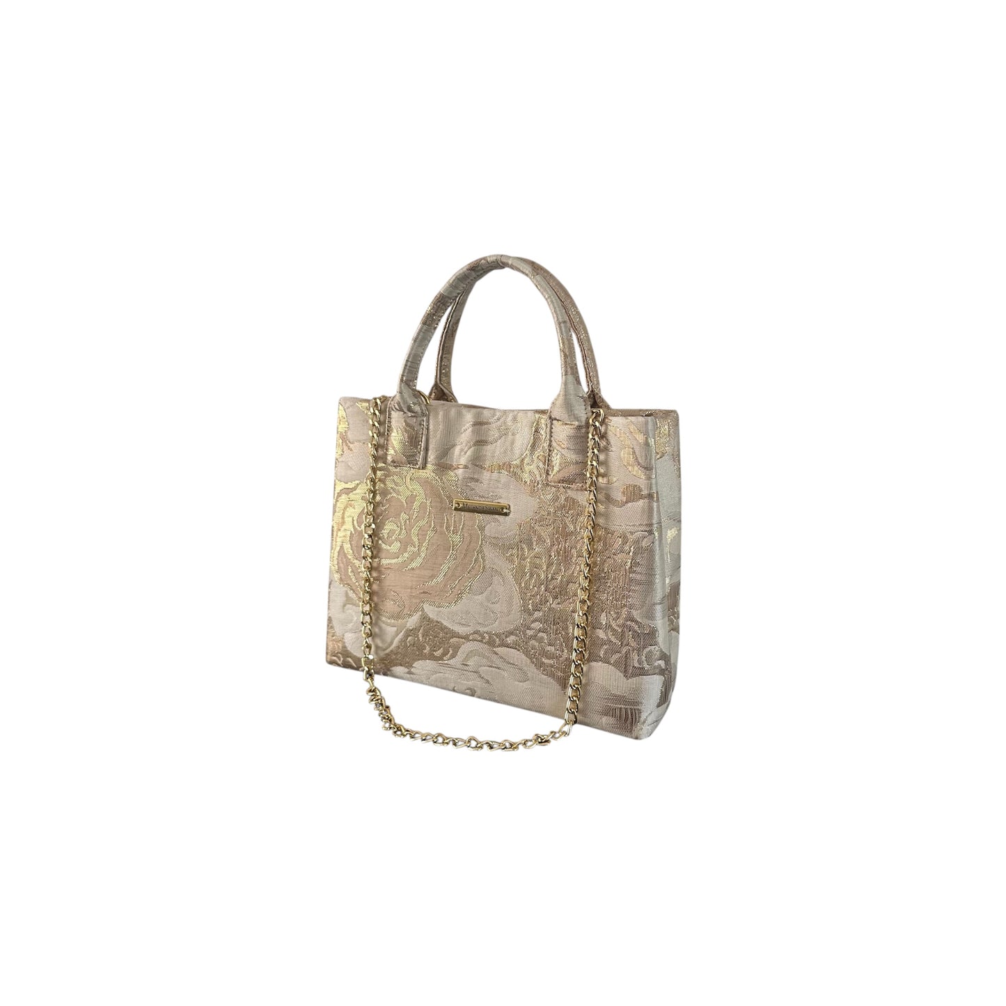 Ivory Bloom Compact Tote