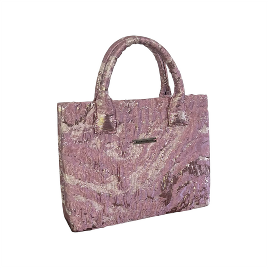 Sovereign Tote in Rosé Metallic