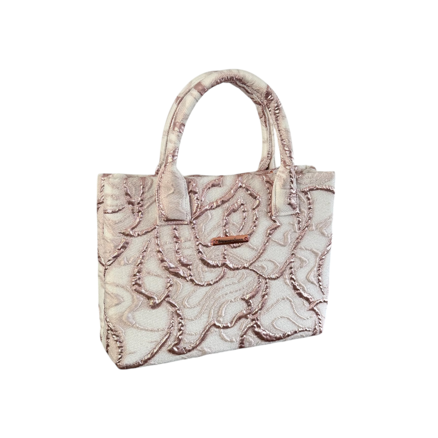 Sovereign Tote in Metallic Rosé